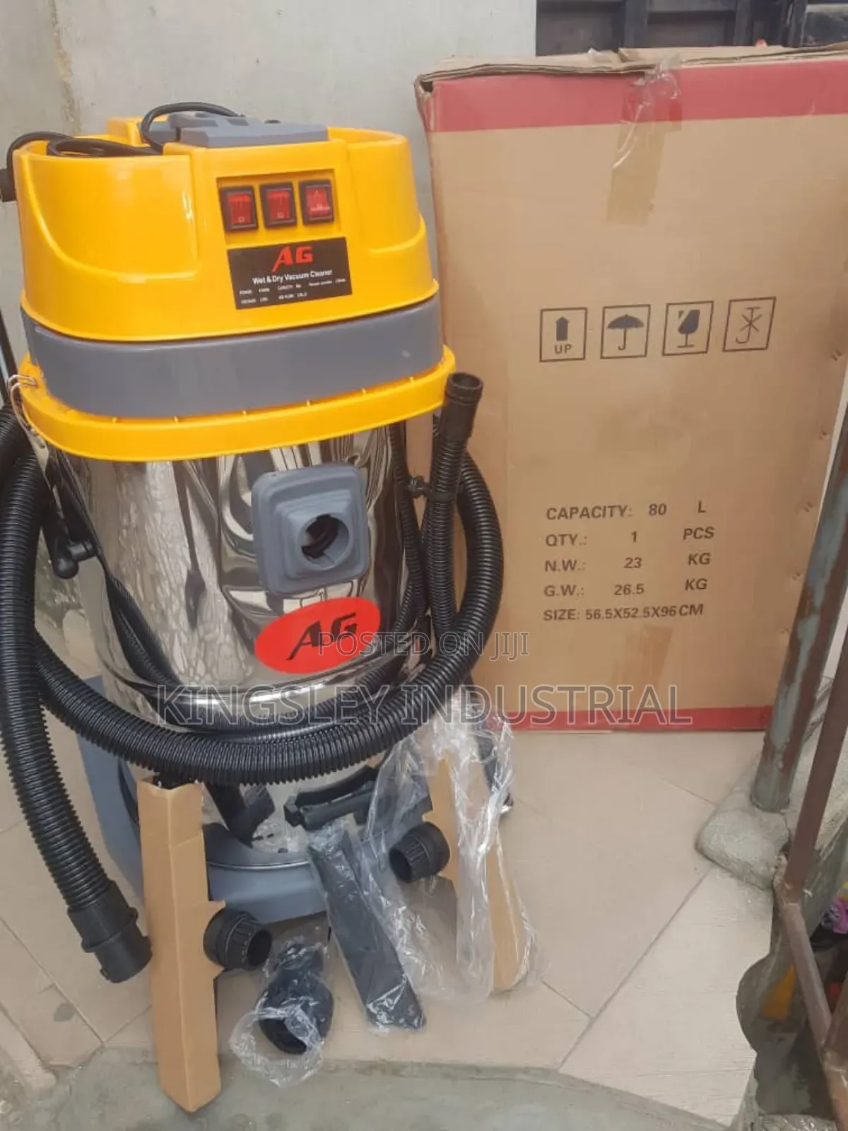 Wet and Dry Vacuum Cleaner 80liters Three Switch