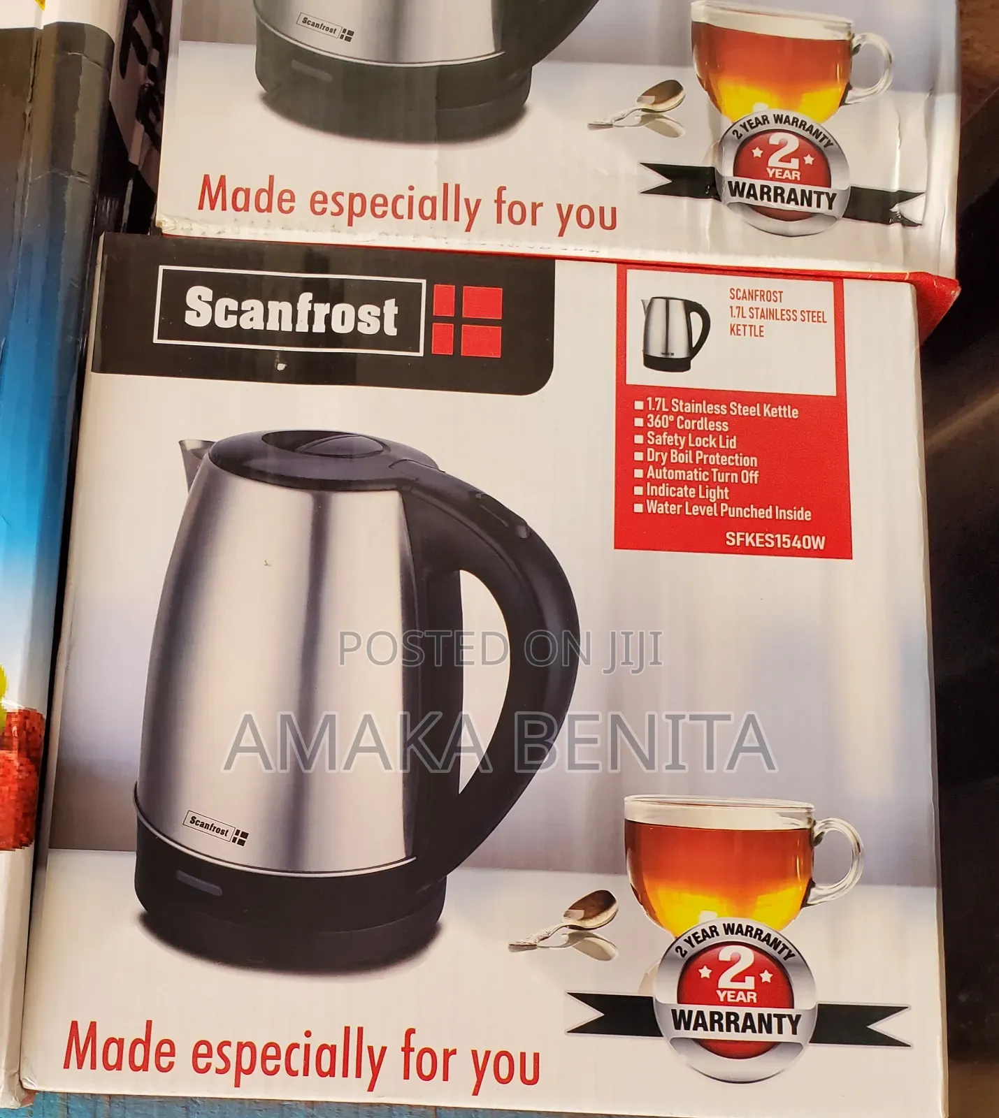 Scanfrost Electric Jug 1.7l