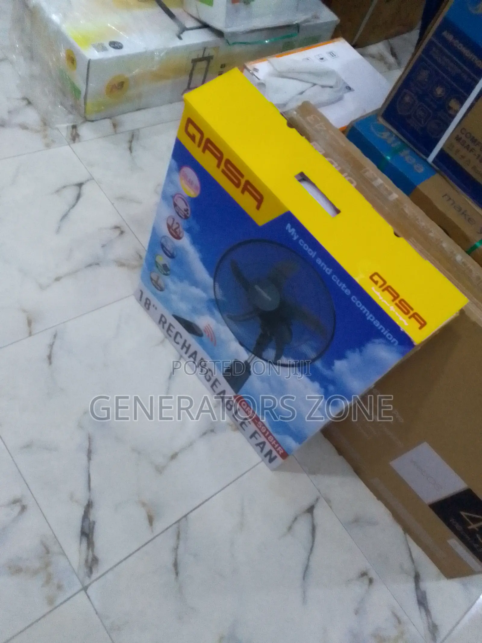 Quick Setup QASA 18" Rechargeable Fan {Qrf-5918hr}
