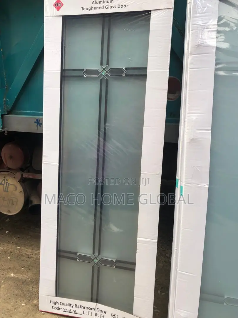 Turkey Tampered Full Glass Toilet Door 750 Size