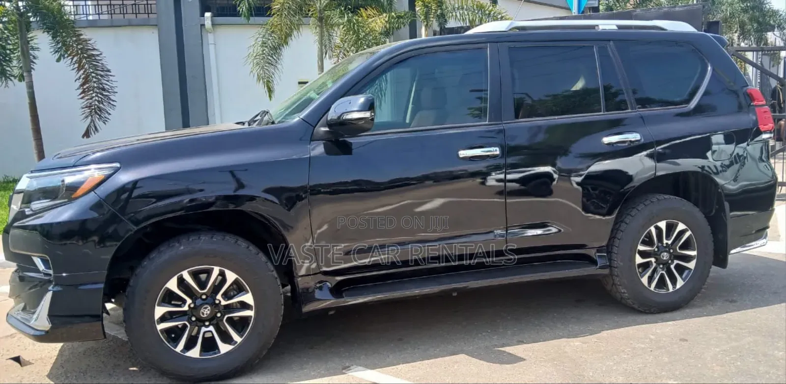 Fully Air-Conditoned Prado for Airport Pickup and Drop-Off