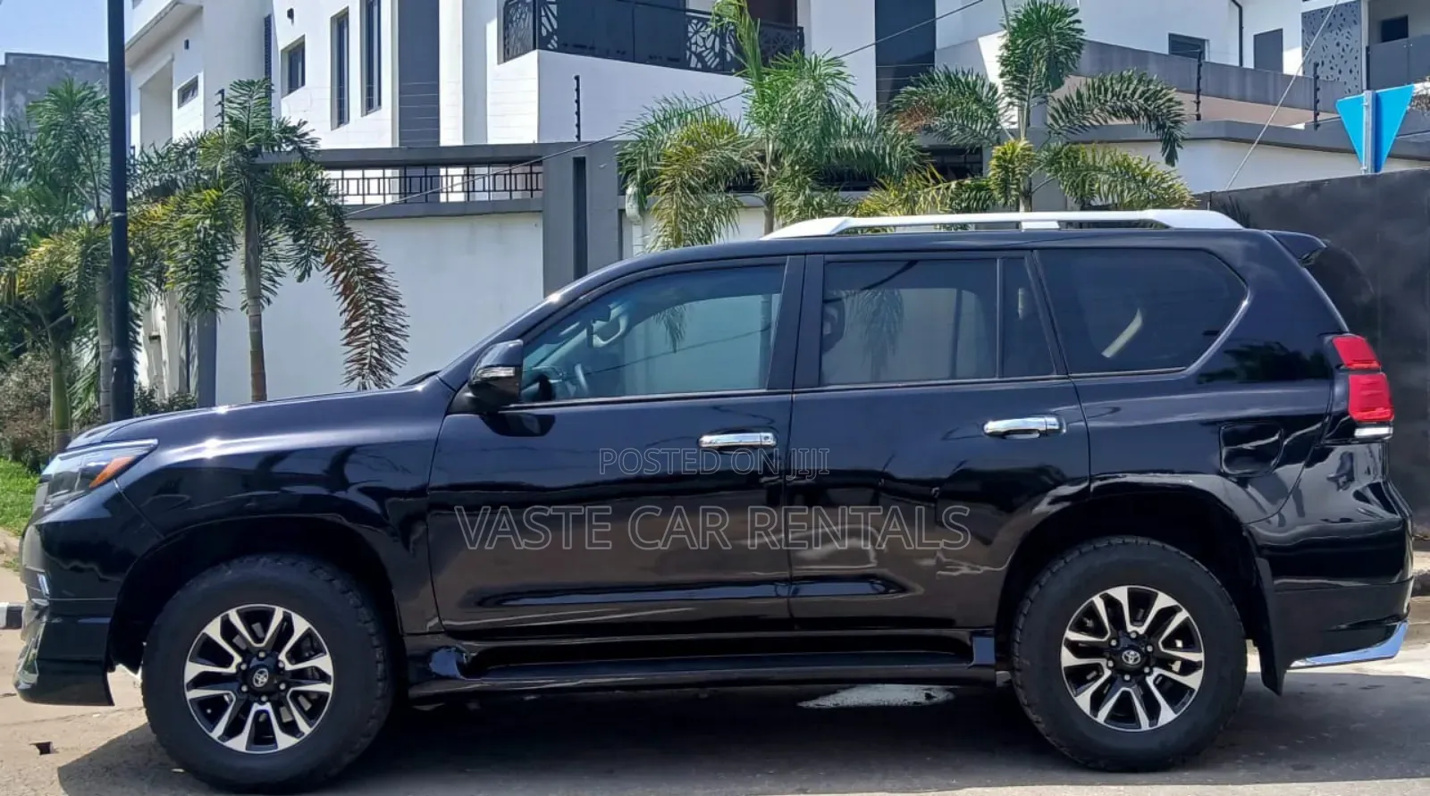 Fully Air-Conditoned Prado for Airport Pickup and Drop-Off