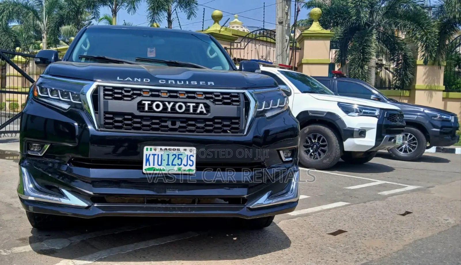 Fully Air-Conditoned Prado for Airport Pickup and Drop-Off