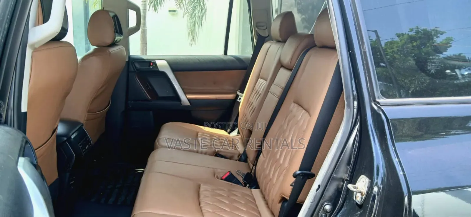 Fully Air-Conditoned Prado for Airport Pickup and Drop-Off