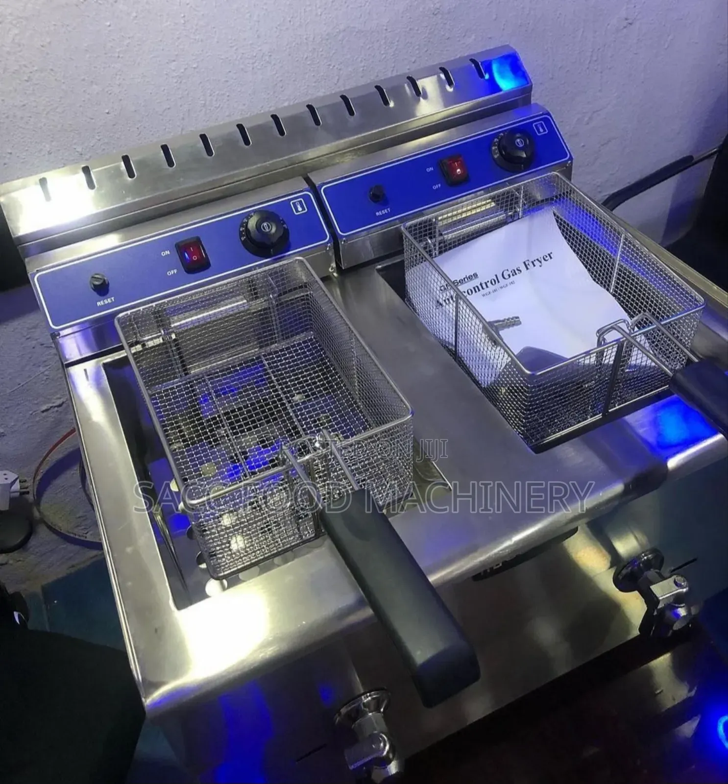 18l X 18l Commercial Gas Deep Fryer