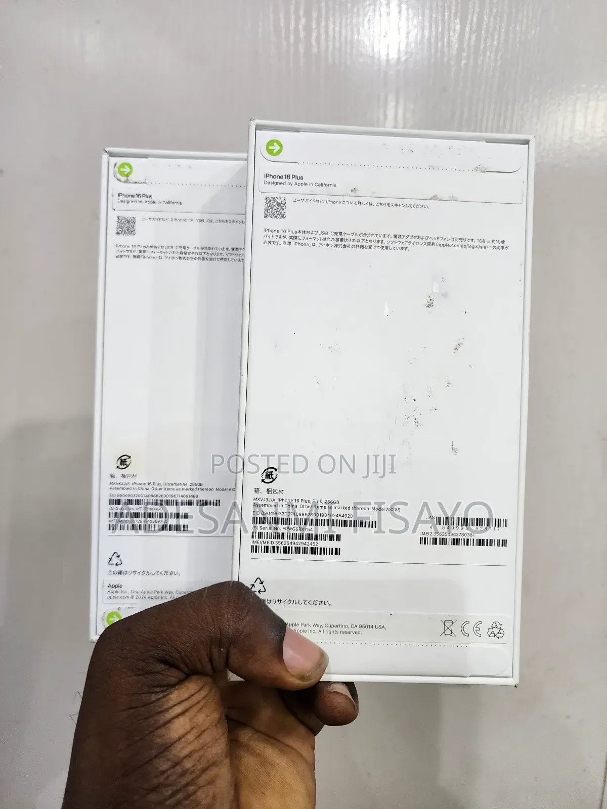 New Apple iPhone 16 Plus 256 GB Pink