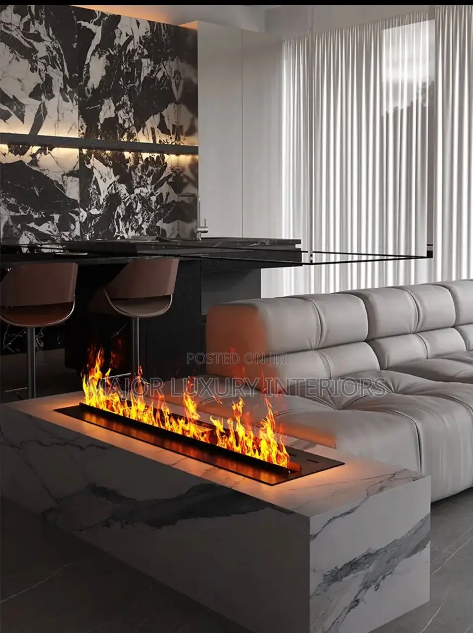 3D Intelligent Atomizing Fireplace Decoration Electronic STM