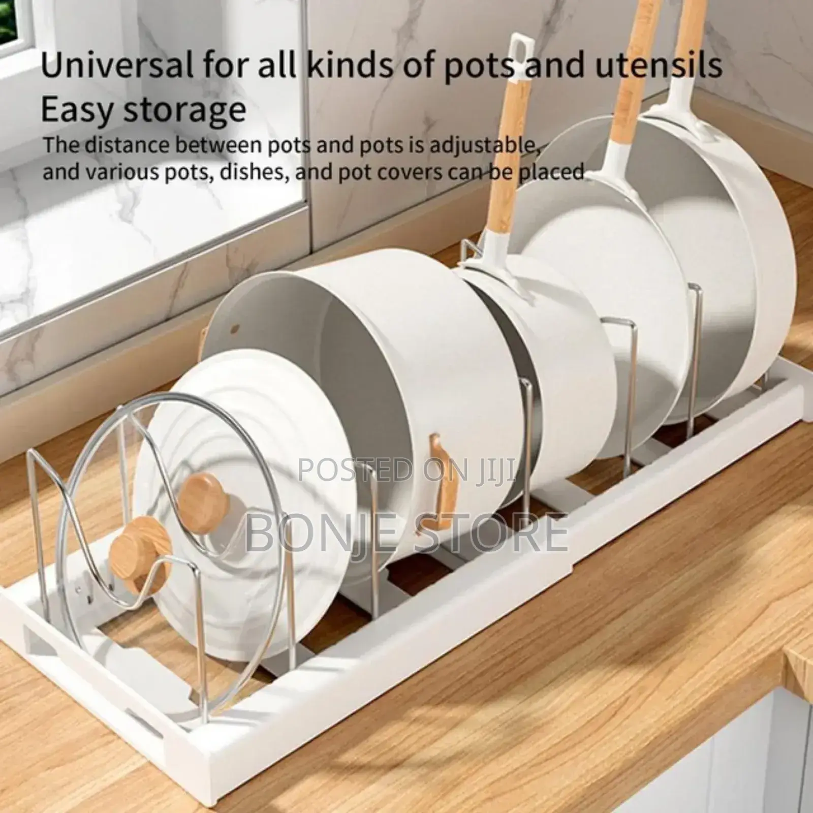 Expandable Cookware Organizer - Dinner Sets, Pot