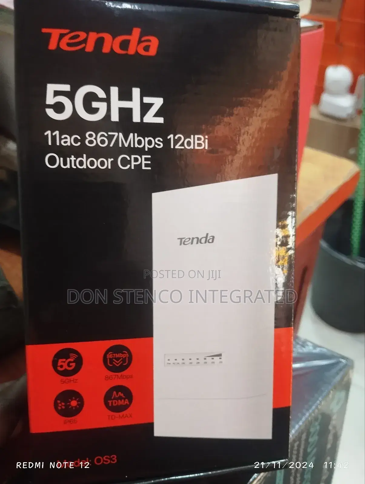 Tenda 5GHZ 867 MBPS 12dbi Outdoor CPE