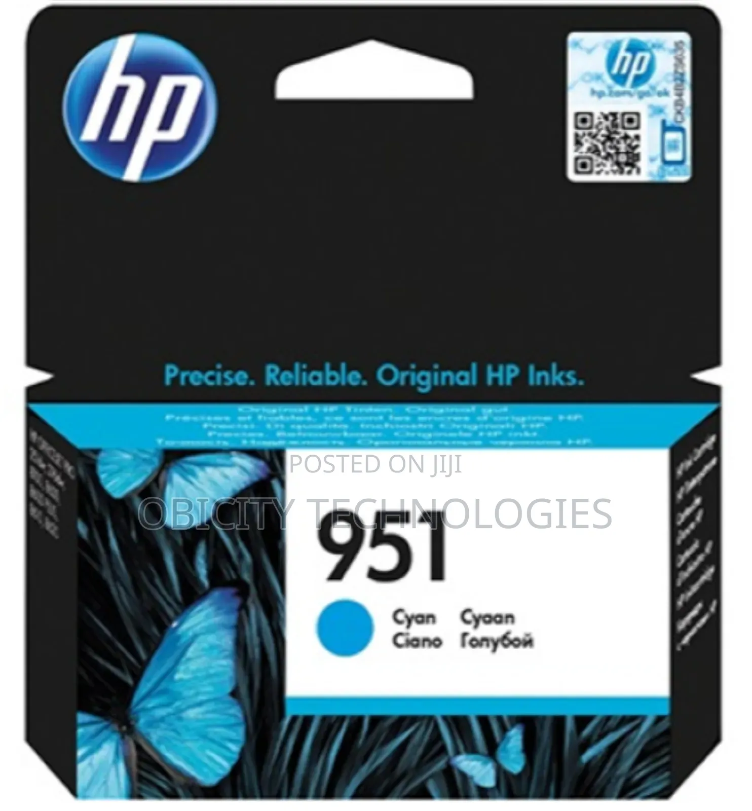 Hp 951 Cyan Original Ink Cartridge