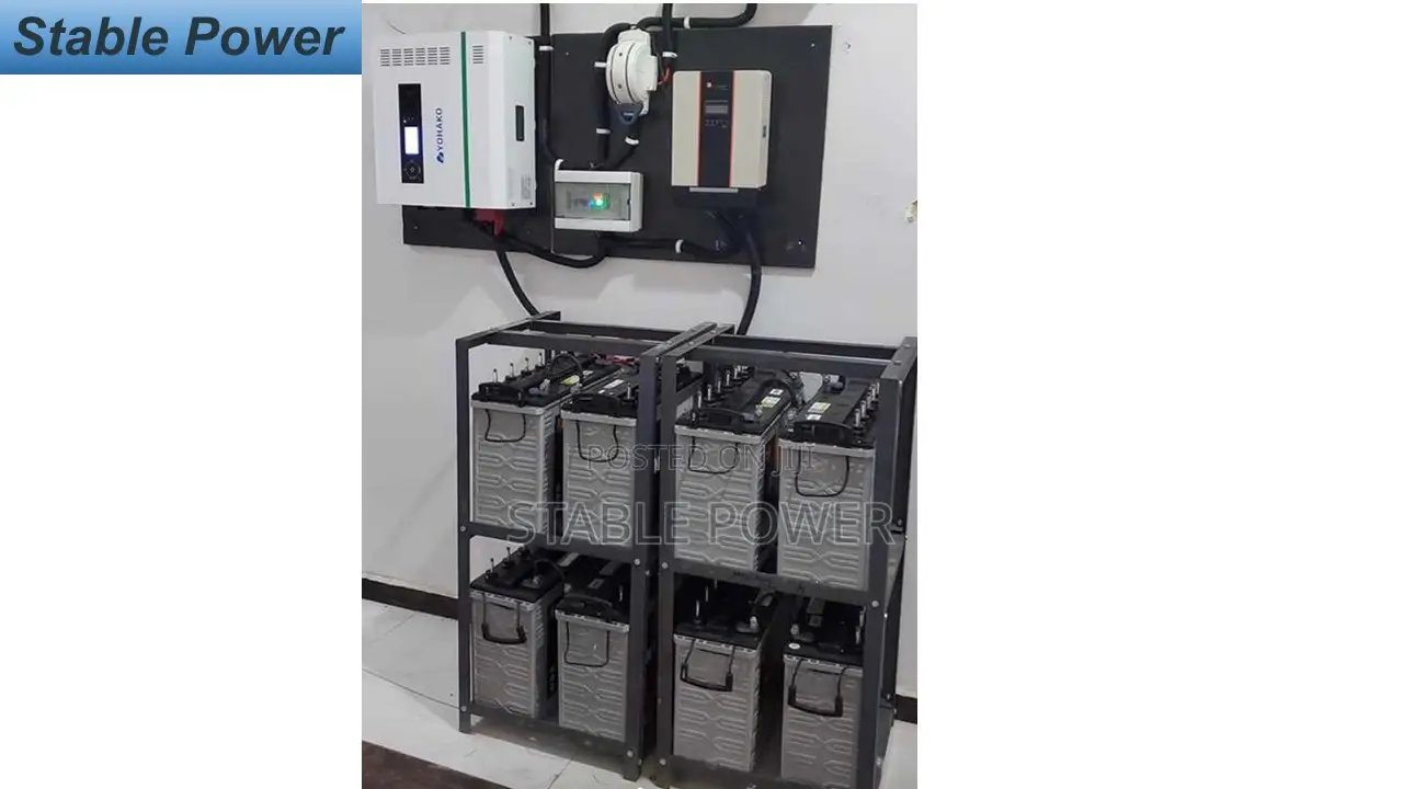7.5kva Inverter and 8 Batteries Complete Installation System