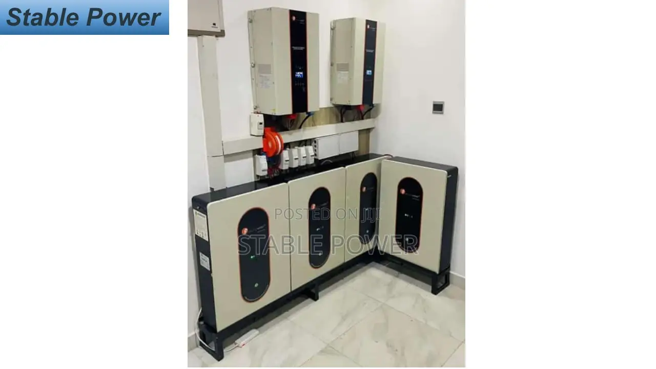 2unit 10kva Inverter With 4X 10kwh Lithium Batteries