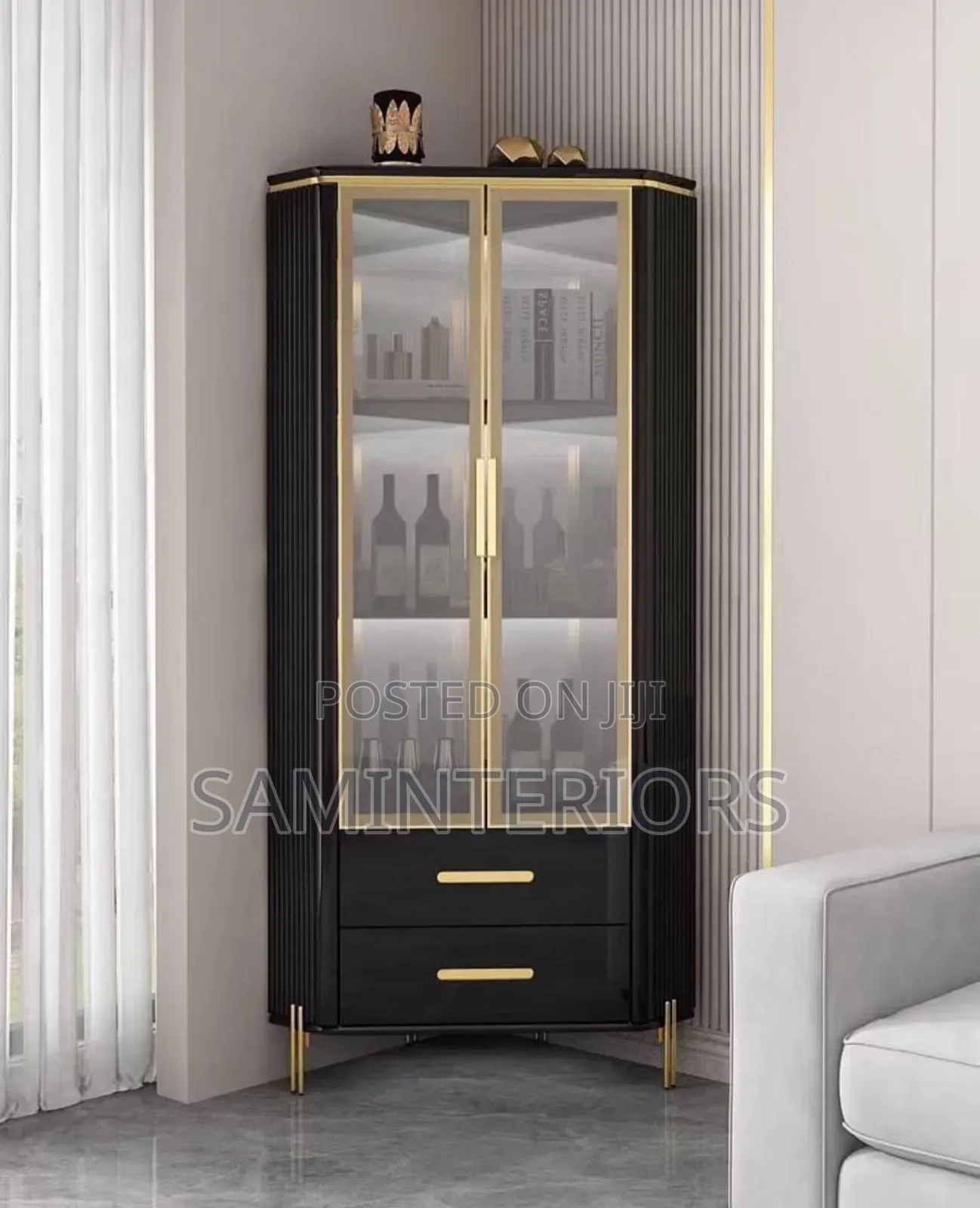 Newly Imported Wine Bar With Light Fittings and Drawers