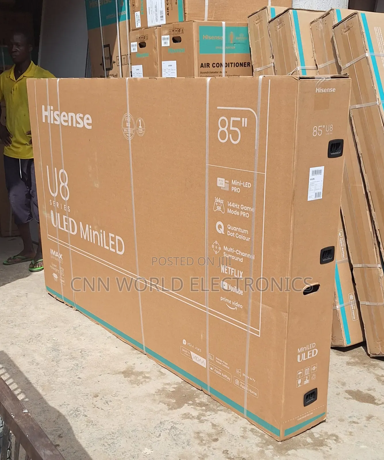 2024made Hisense 85U8N (ULED) U8 Smart Netflix Youtube