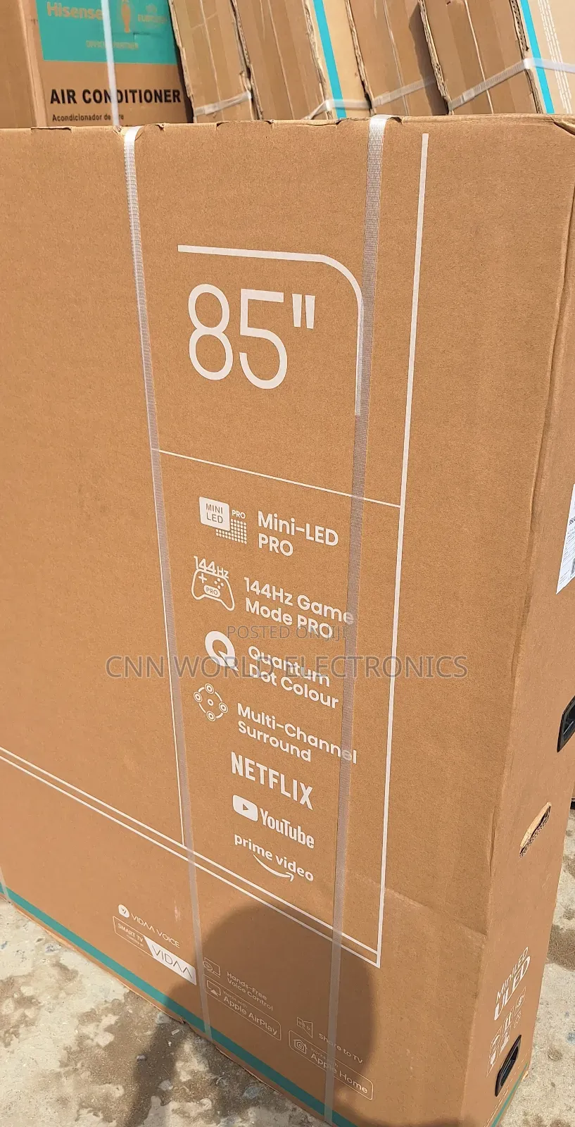 2024made Hisense 85U8N (ULED) U8 Smart Netflix Youtube