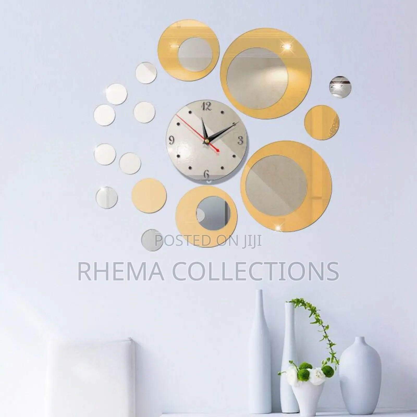 Round Shape Acrylic Wall Clock