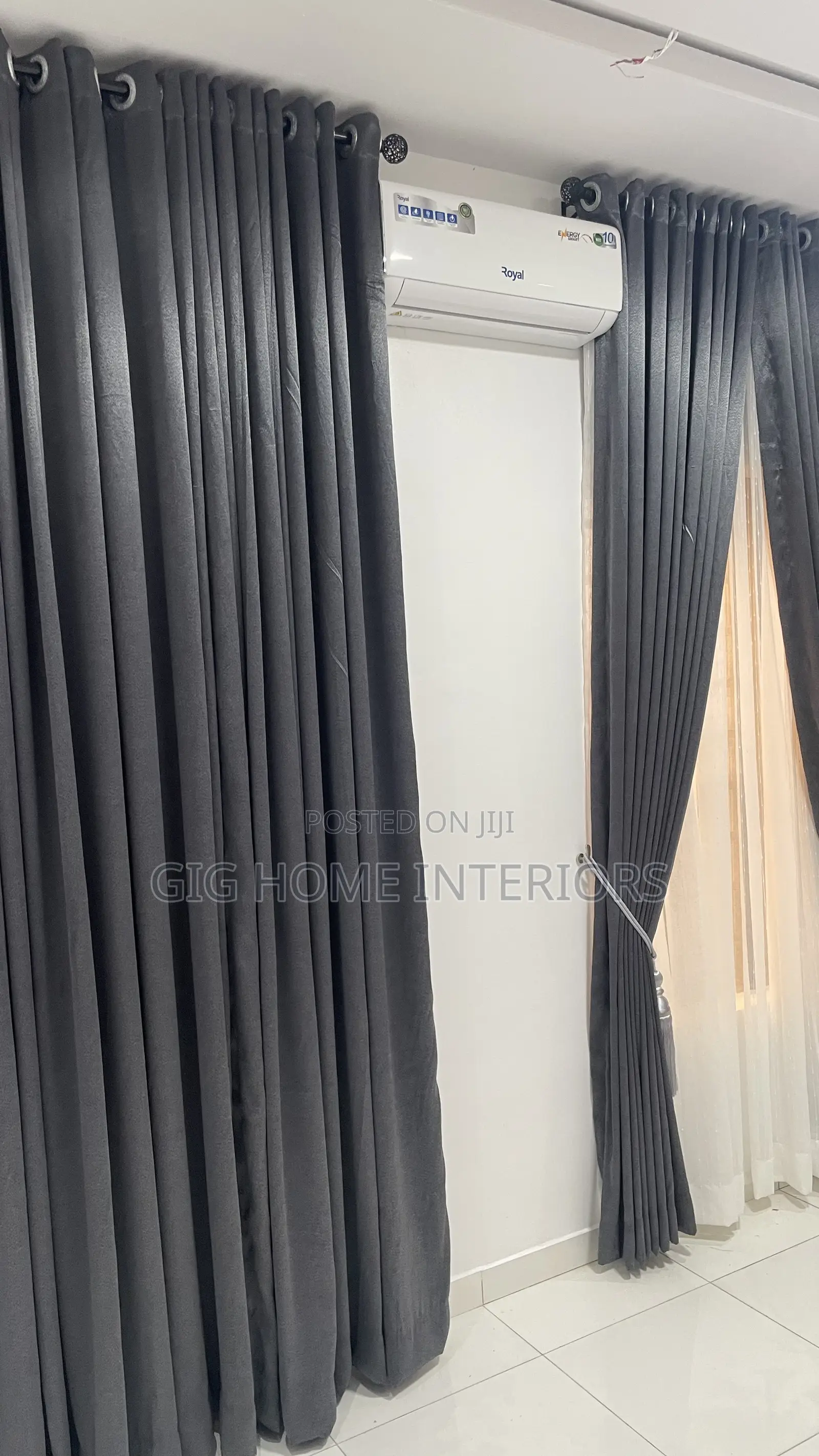 Grey Turkish Curtains