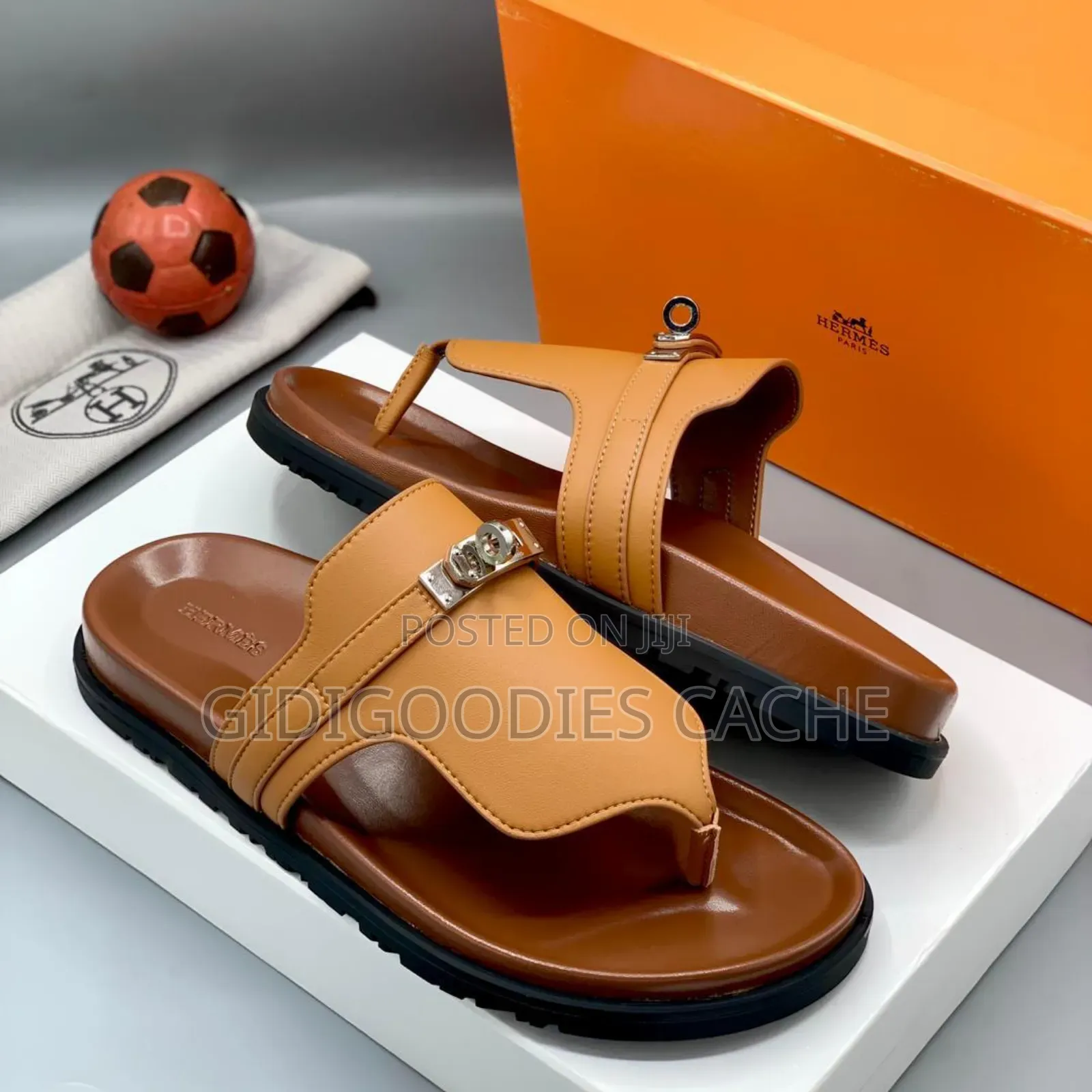 Hermes Classic T-String Slippers