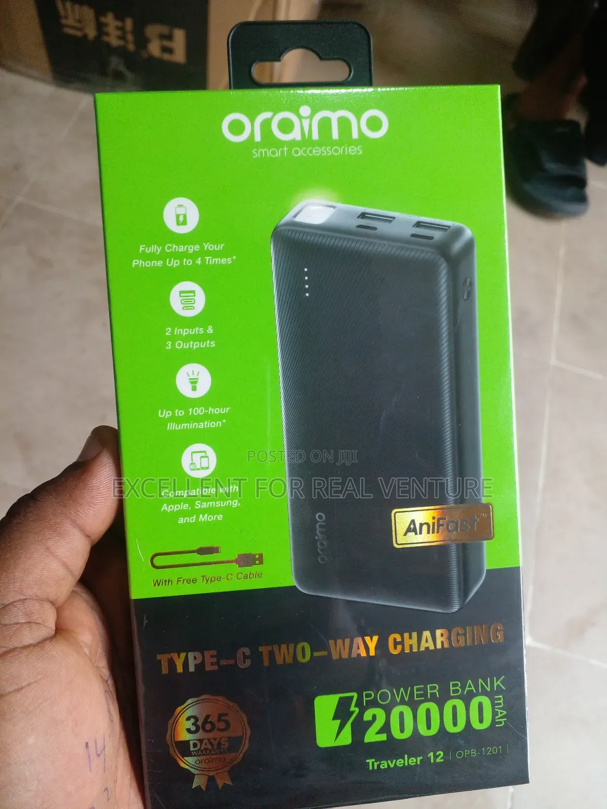 Oraimo Power Bank 20000 Mah