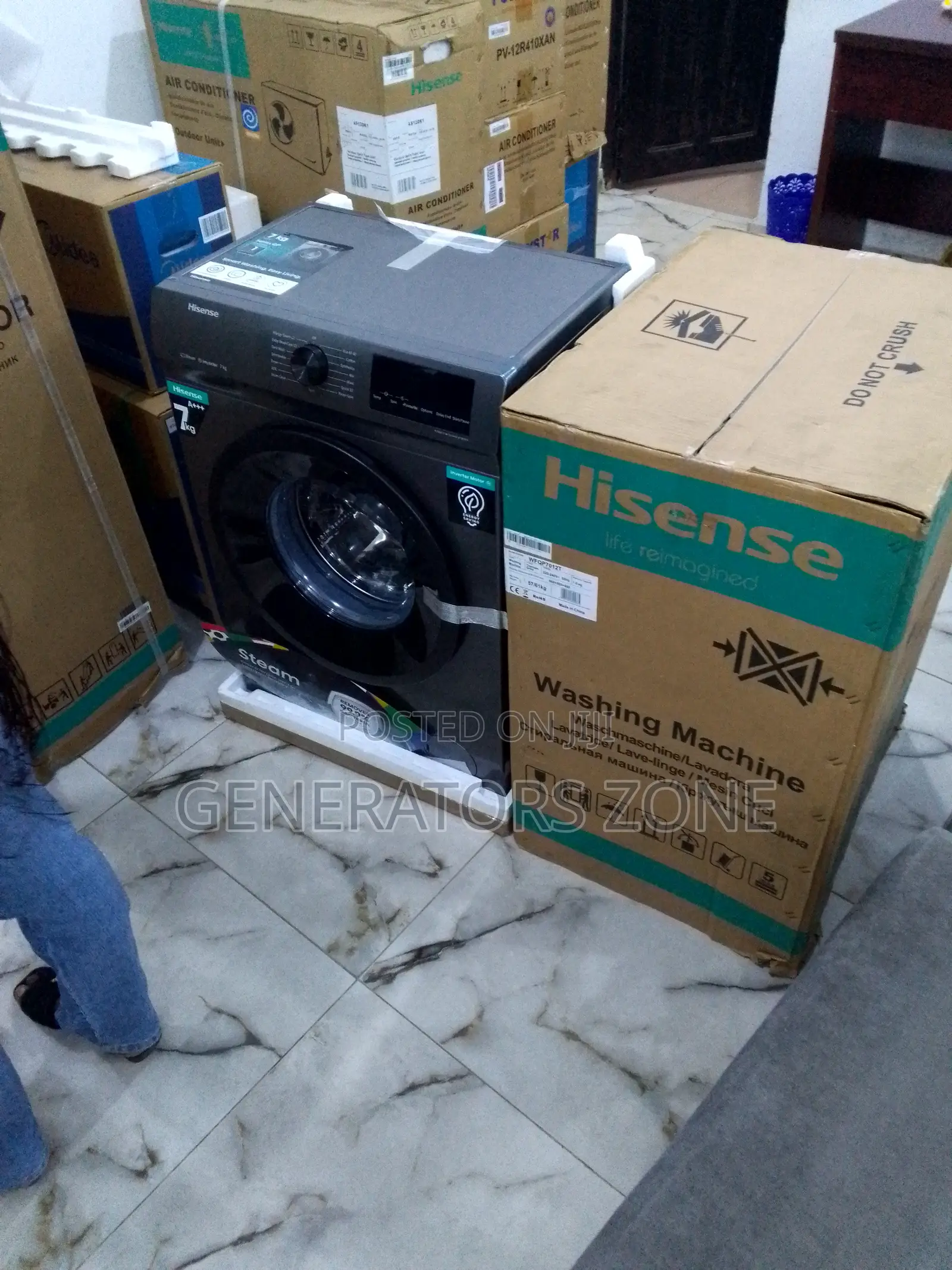 Energy-Efficient 7kg Hisense Washing Machine"Wfqp7012t"