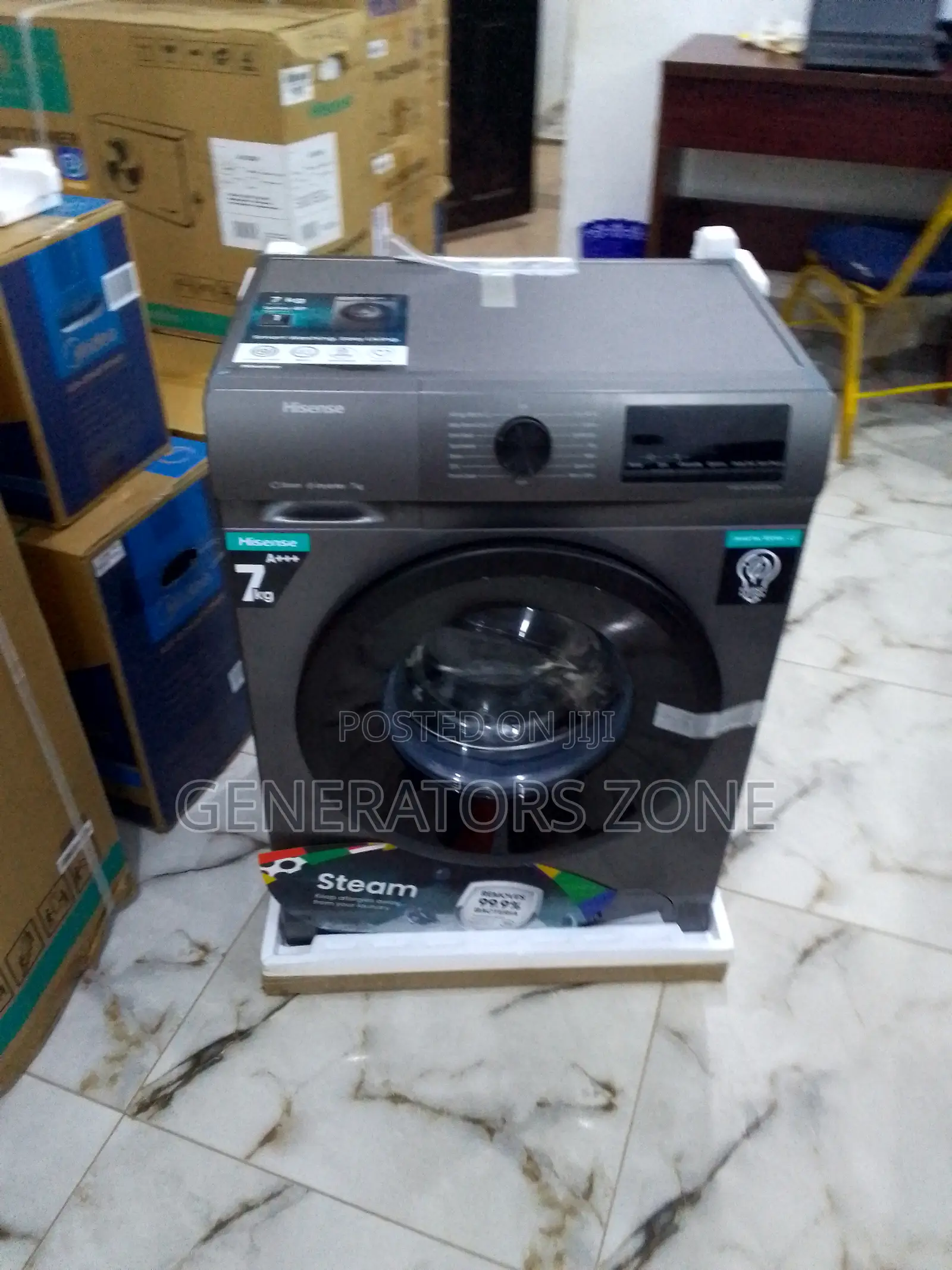 User Friendly 7kg Hisense Washing "Wfqp7012t"