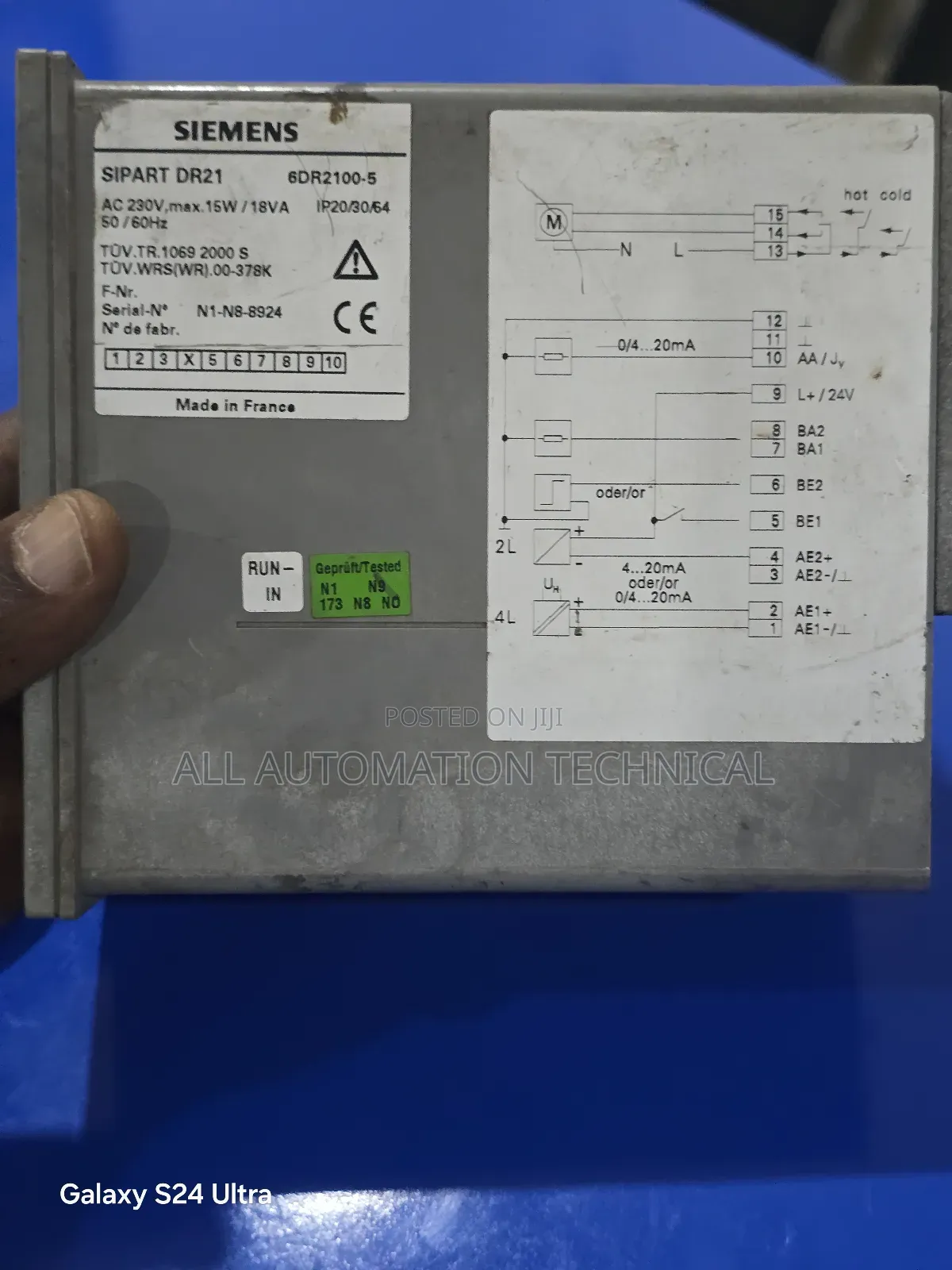 6dr2100-5 | Siemens | SIPART DR21 Process Controller