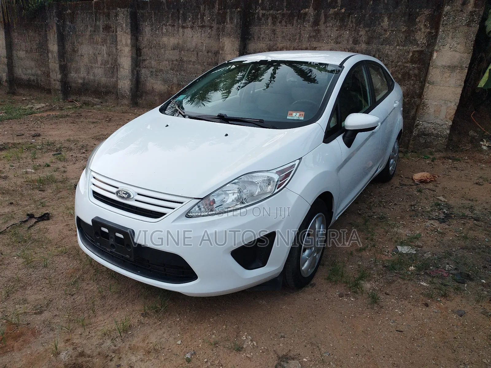 Ford Fiesta S Sedan 2013 White