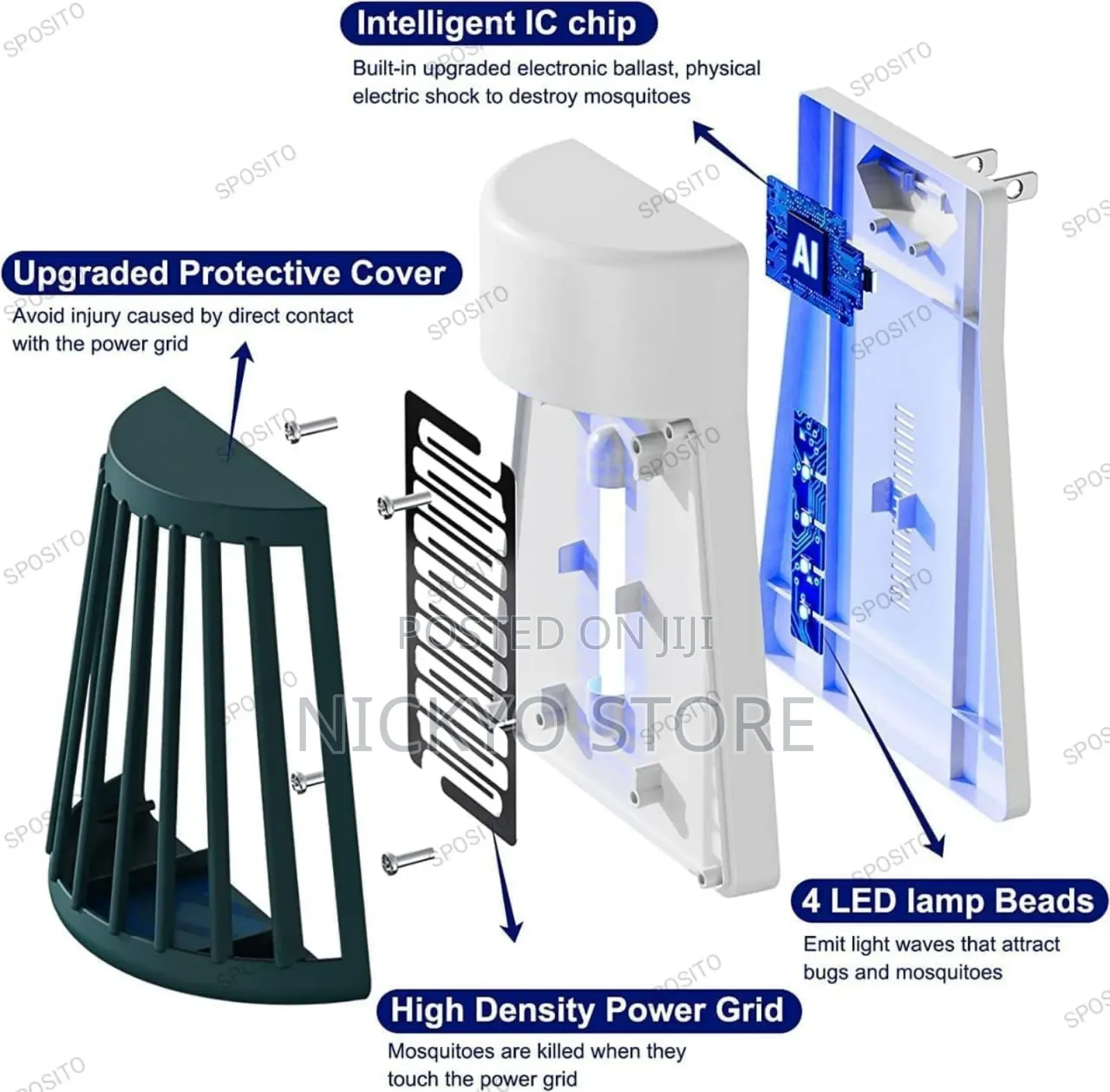 Mosquito Insect Bug Zapper Trap Killer