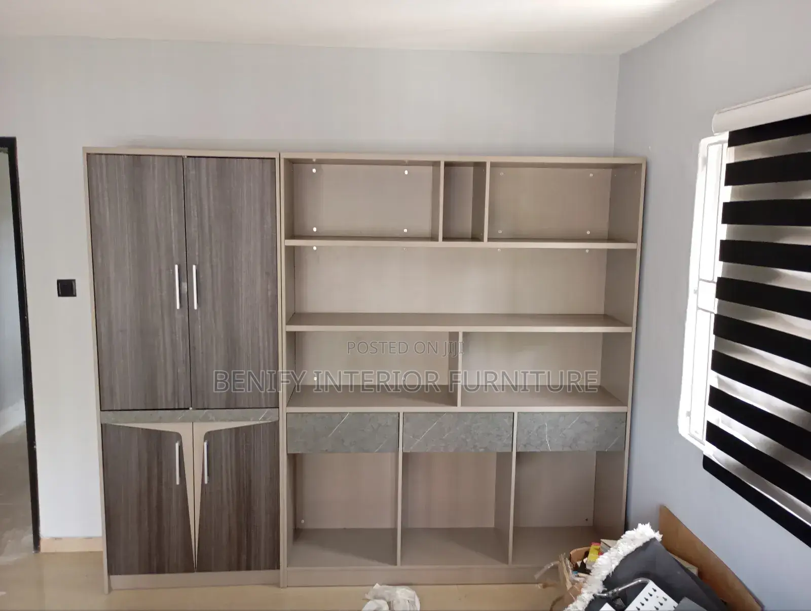 2.4meter Custom Bookshelf/Wardrobe Design for Home / Office.