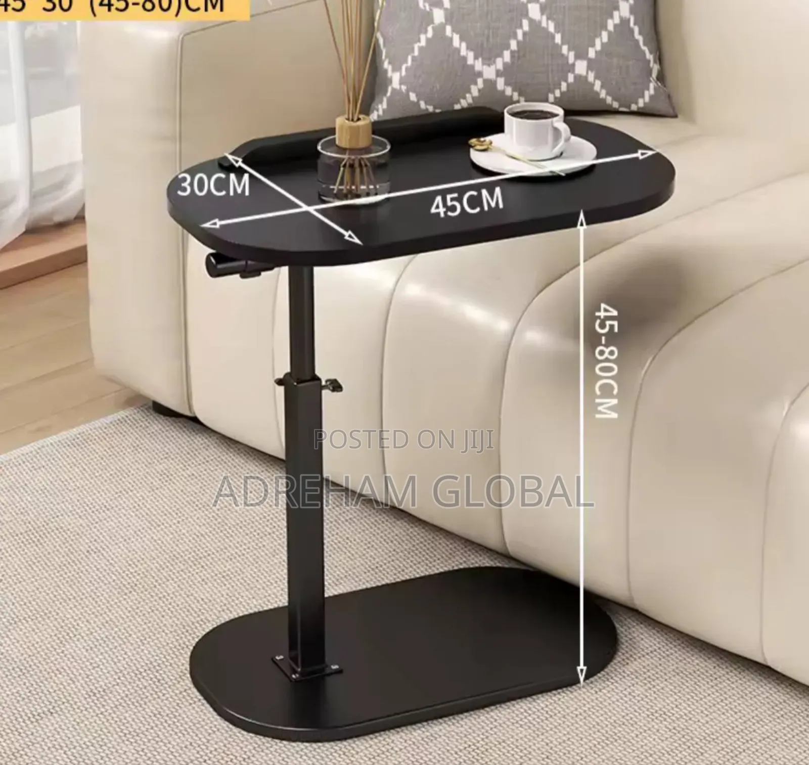 Adjustable Living Room/Bedroom Table With Stopper