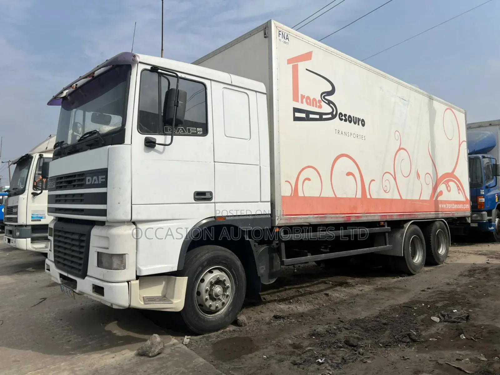 Daf Xf Container Body Truck 2010 White