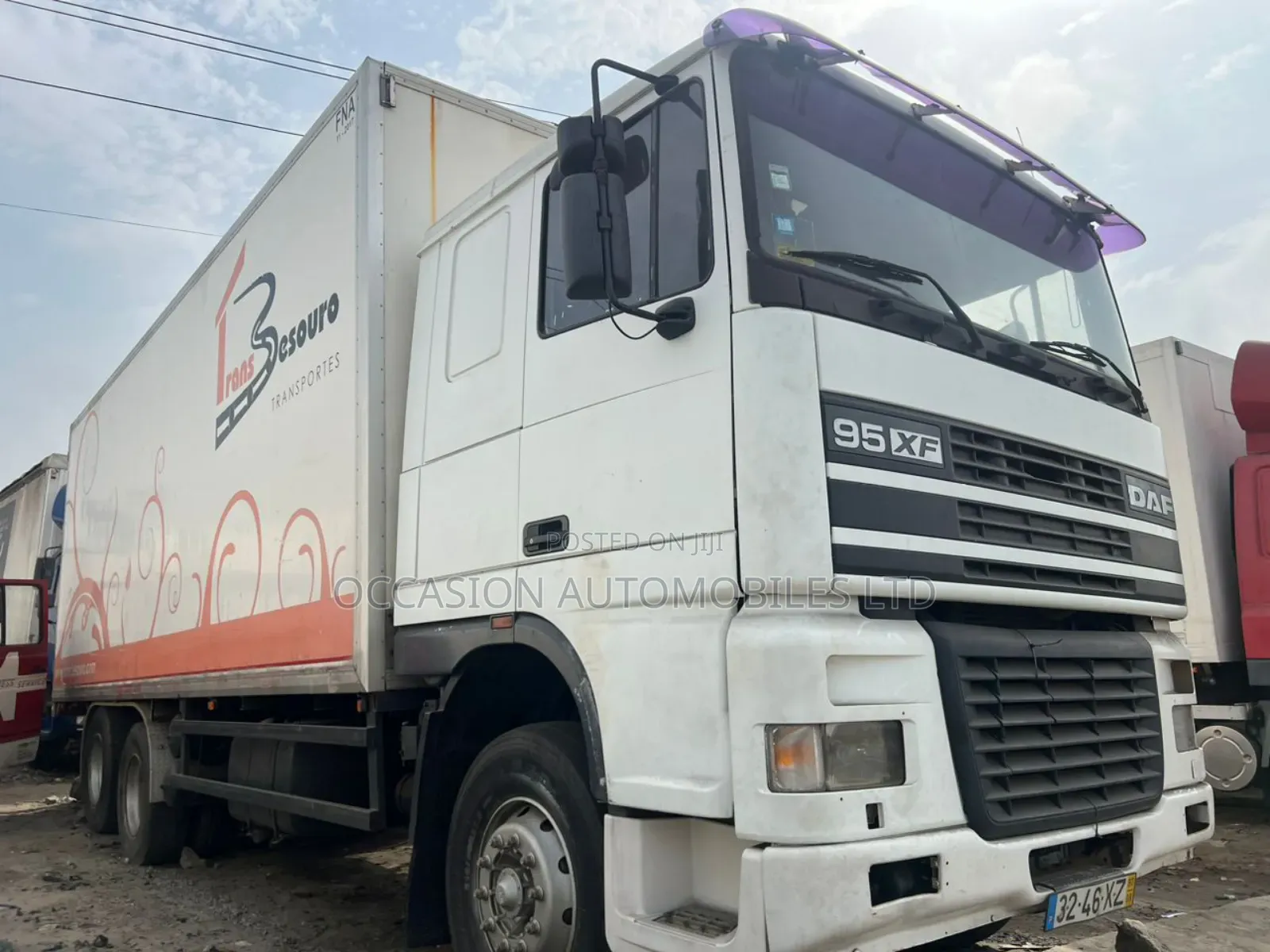 Daf Xf Container Body Truck 2010 White