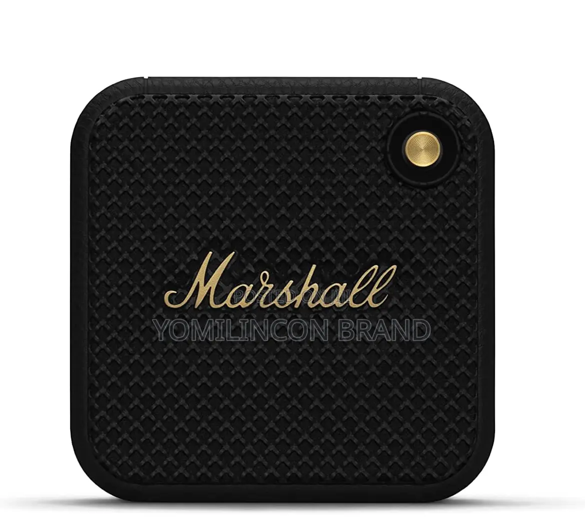 Marshall Willen Portable Bluetooth Speaker - Black Brass