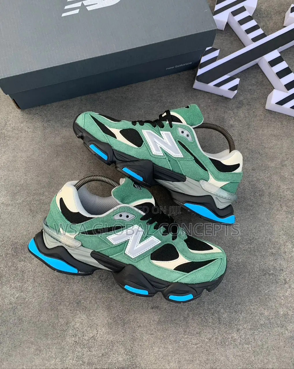 New Balance 9060 Forest Green Sneaker