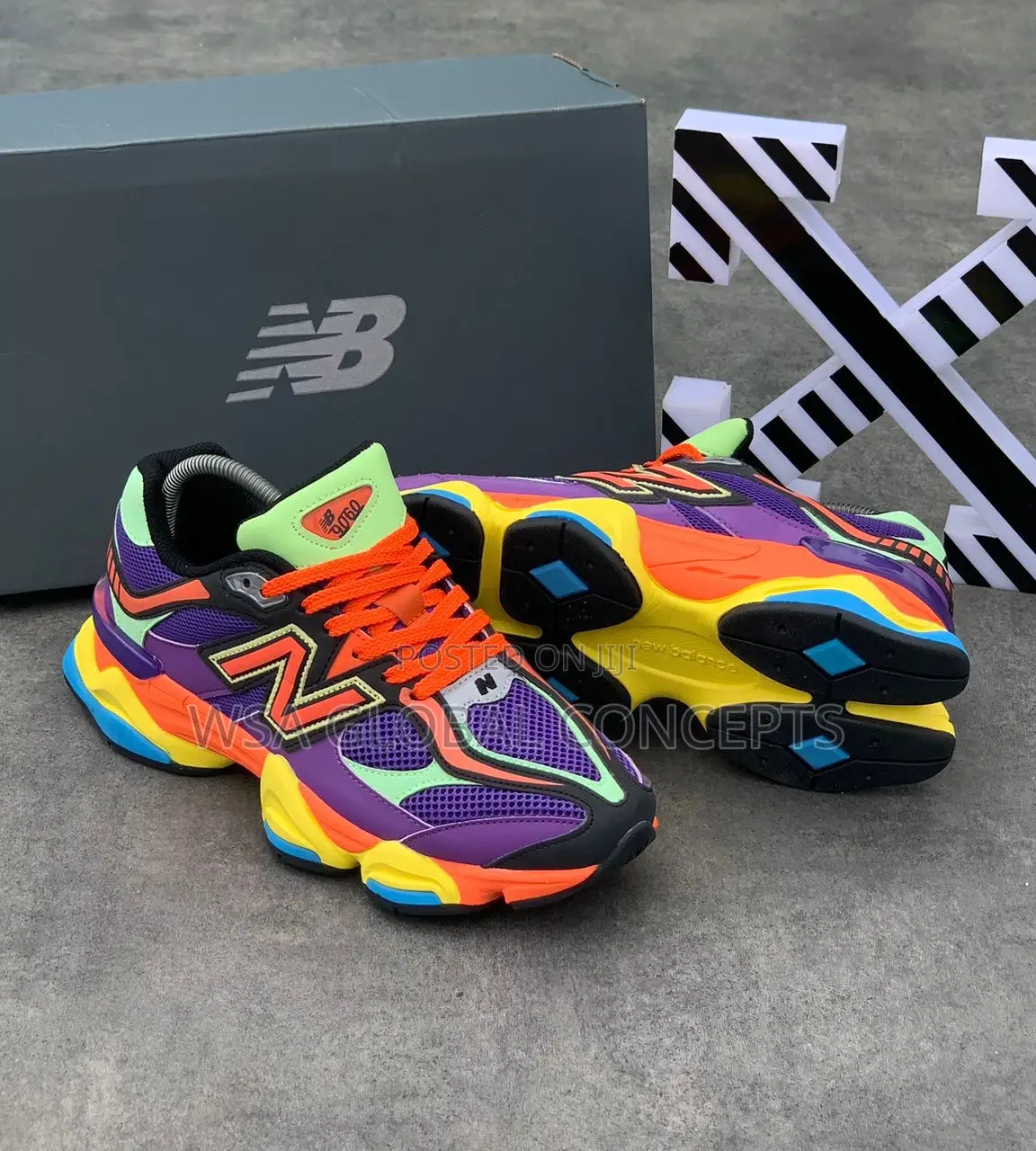 New Balance 9060 Prism Purple Vibrant Sneakers