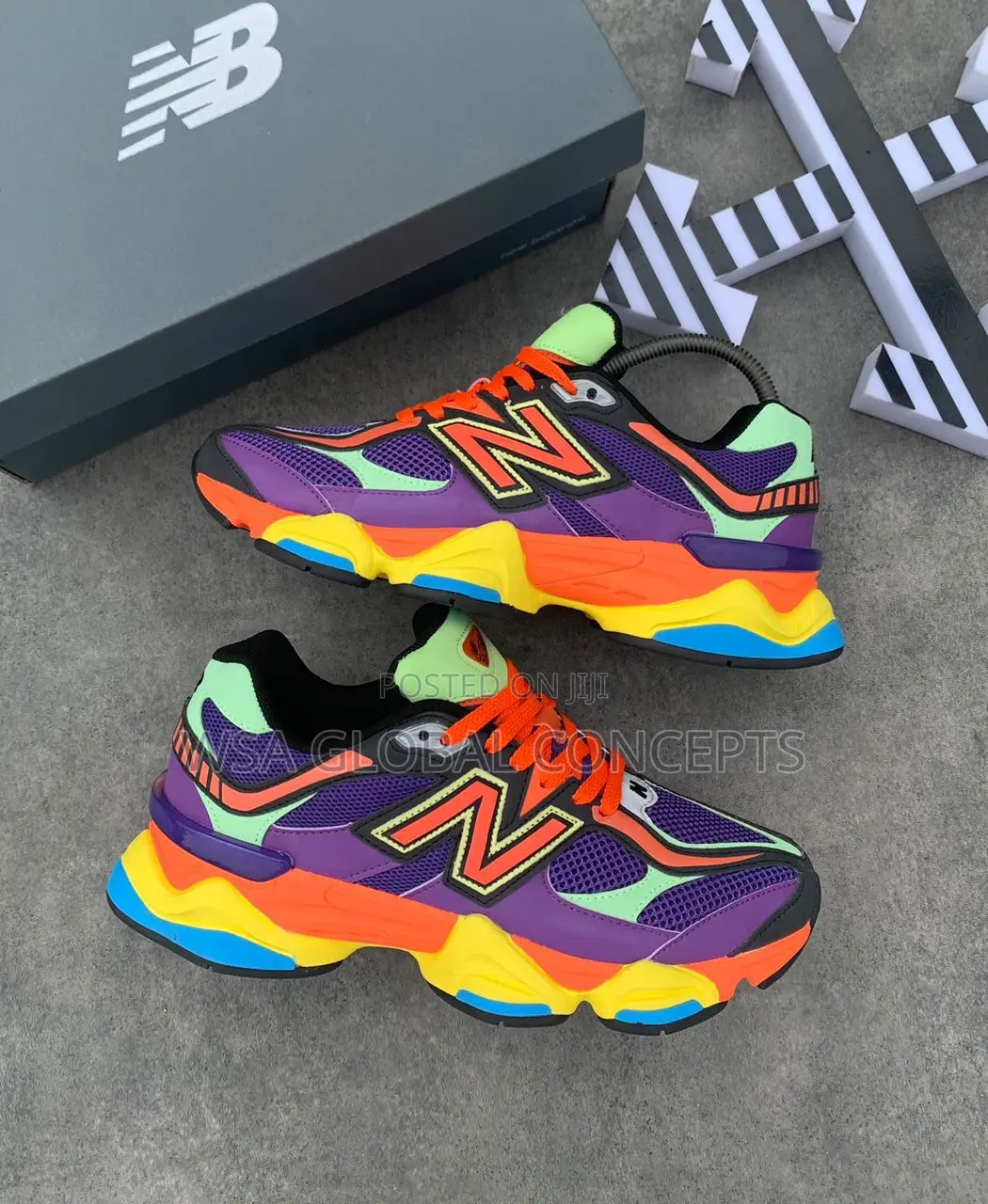 New Balance 9060 Prism Purple Vibrant Sneakers