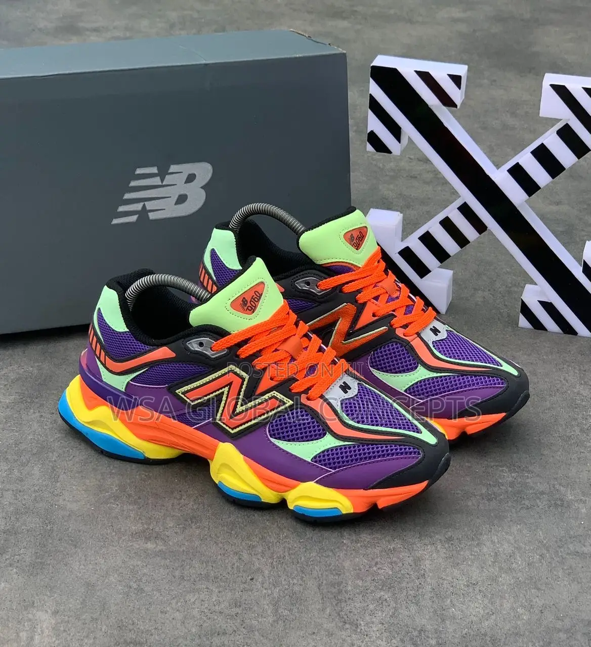 New Balance 9060 Prism Purple Vibrant Sneakers