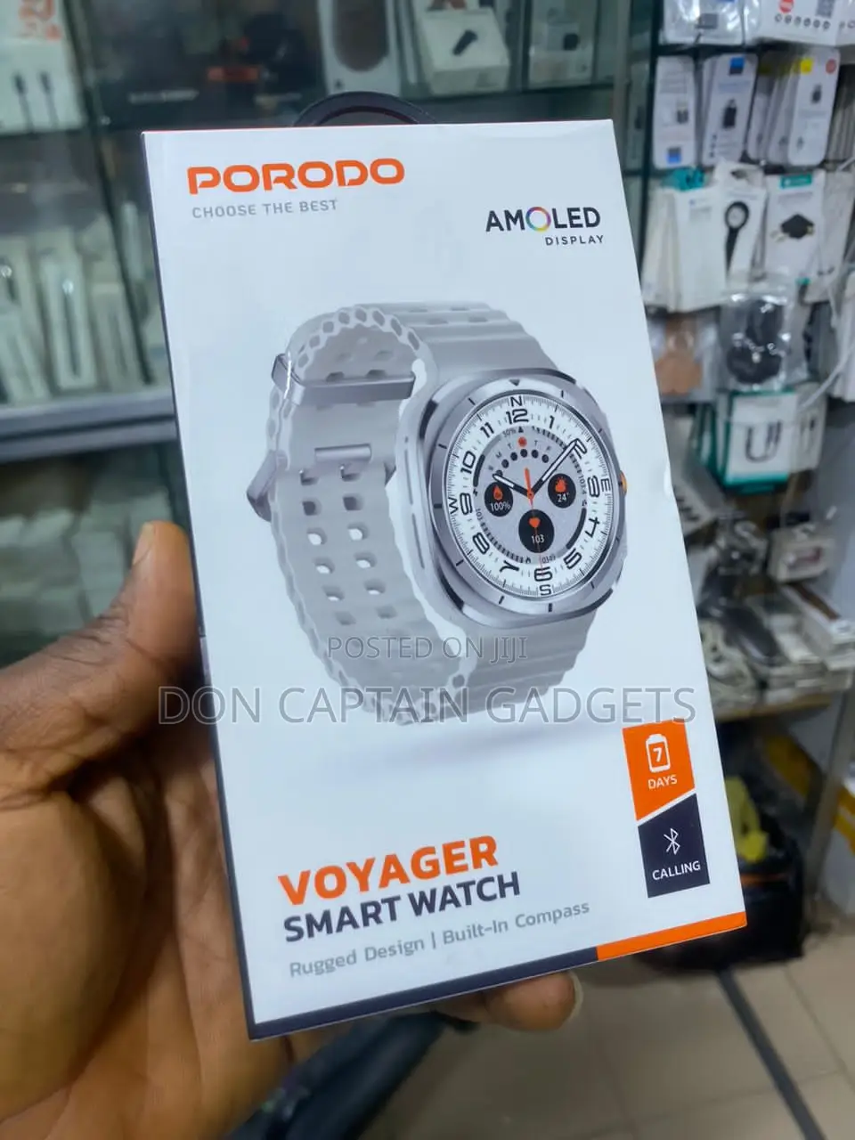 Voyager Smart Watch Porodo Amoled Display