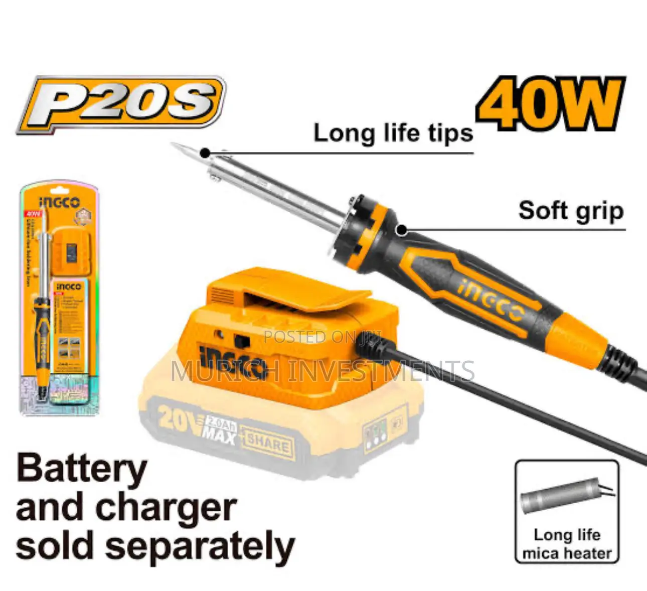 Ingco Cordless Soldering Iron