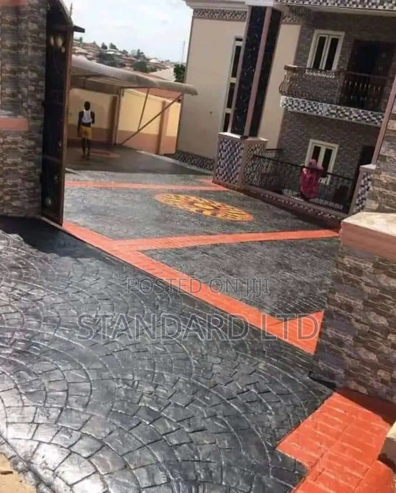 Stamping Concrete Floor Made by STANDARD FLOOR 