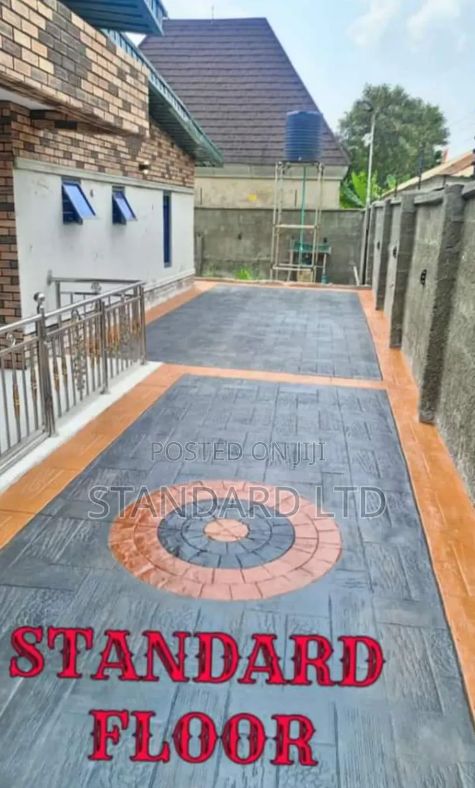 Stamping Concrete Floor Made by STANDARD FLOOR 