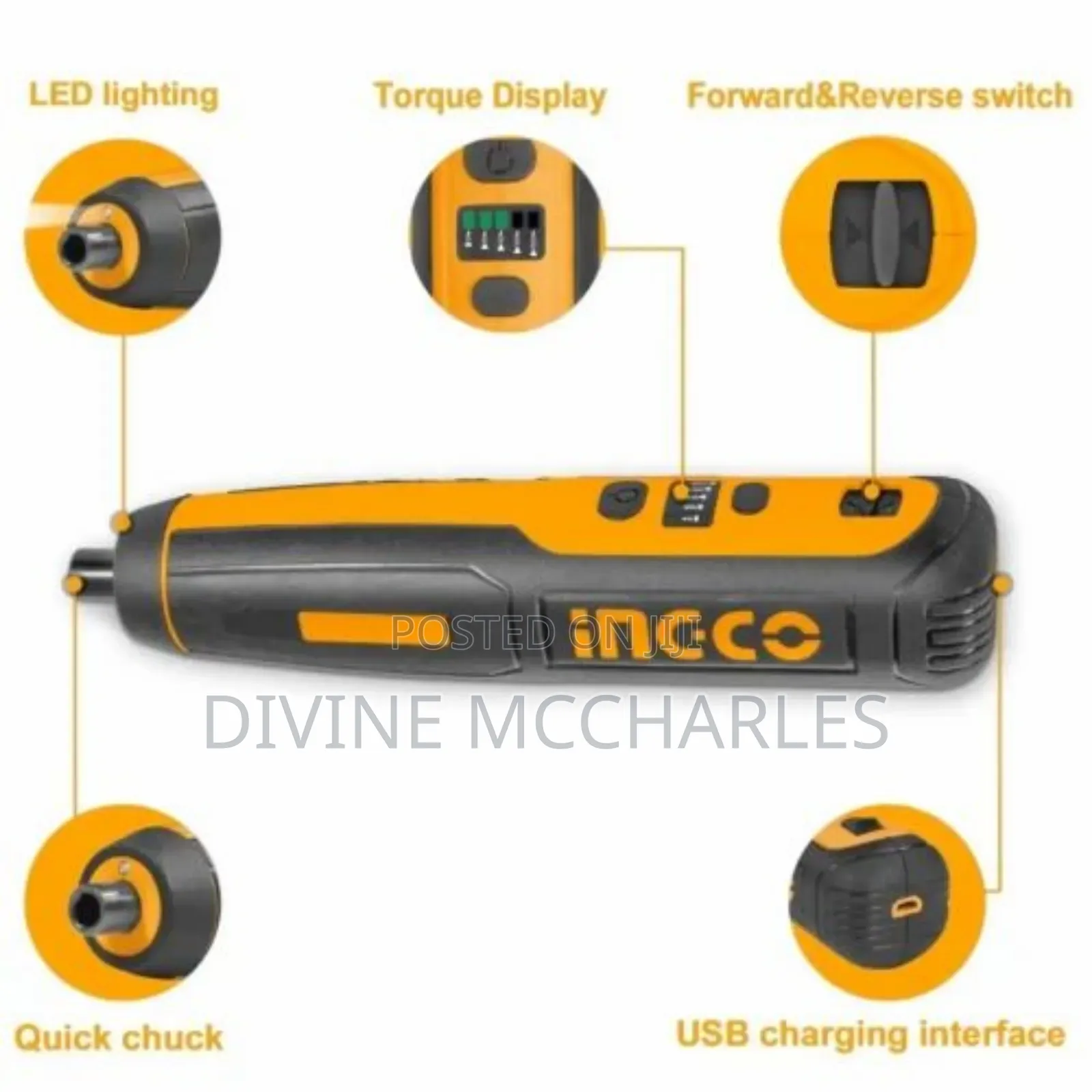 Ingco CSDLI0403 Li-Ion Cordless Screwdriver