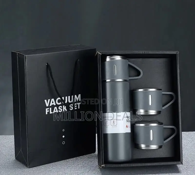 3-in-1 Cool Classic Vacuum Flask Set