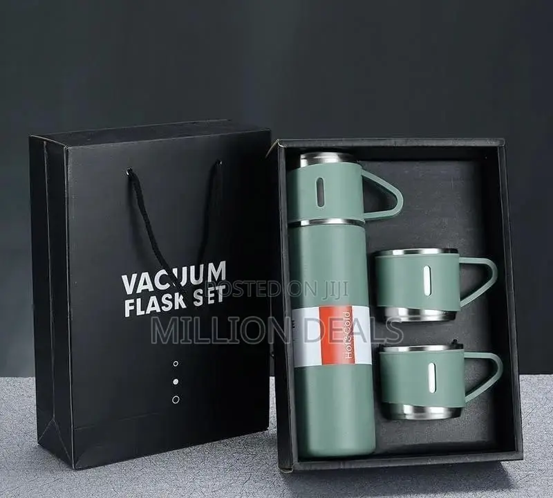3-in-1 Cool Classic Vacuum Flask Set