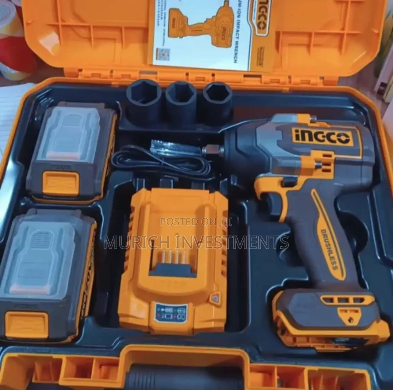 Ingco Cordless Impact Wrench 850nm Ciwli2085