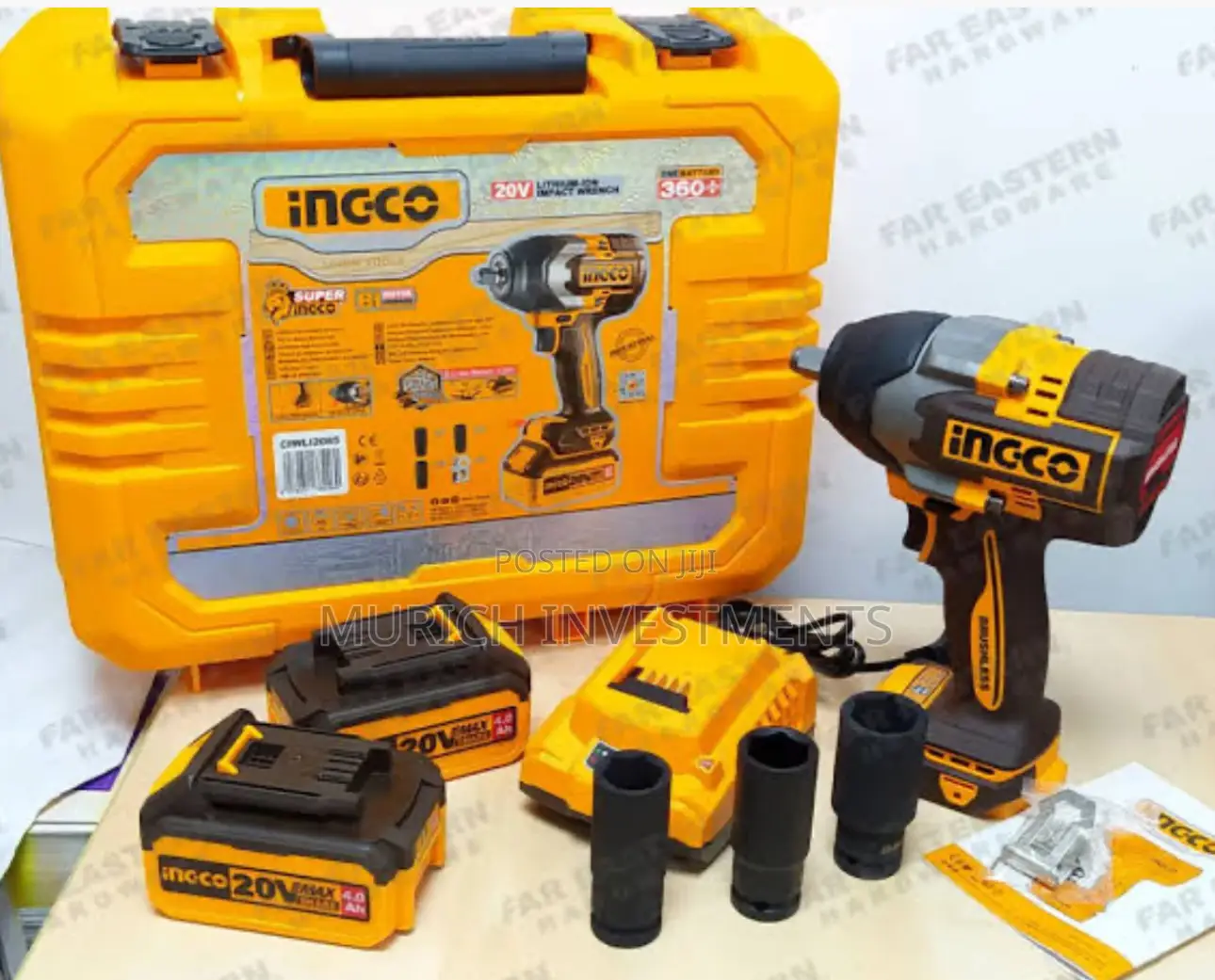 Ingco Cordless Impact Wrench 850nm Ciwli2085
