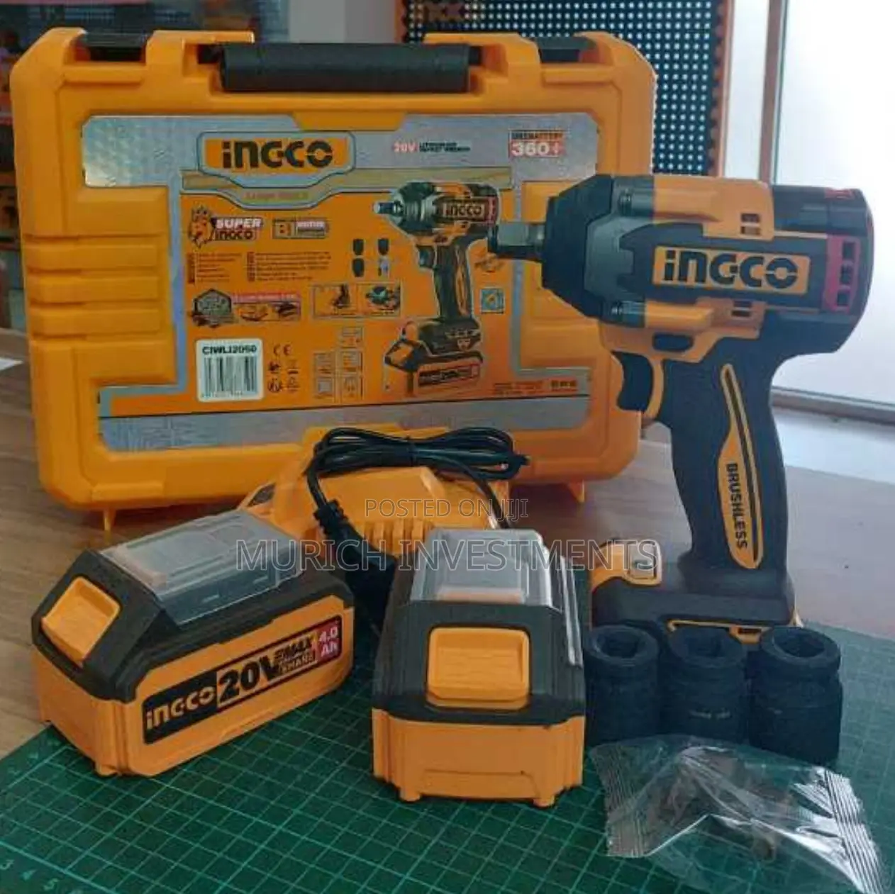 Ingco Cordless Impact Wrench 850nm Ciwli2085