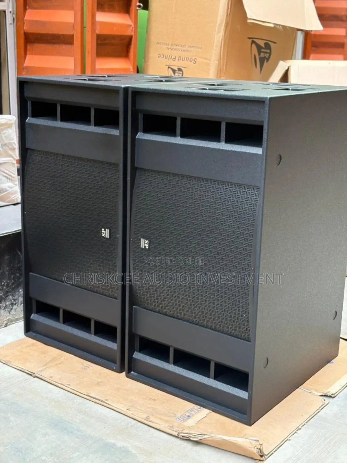 Sound Prince Sp218crv Double Subwoofer -Pair