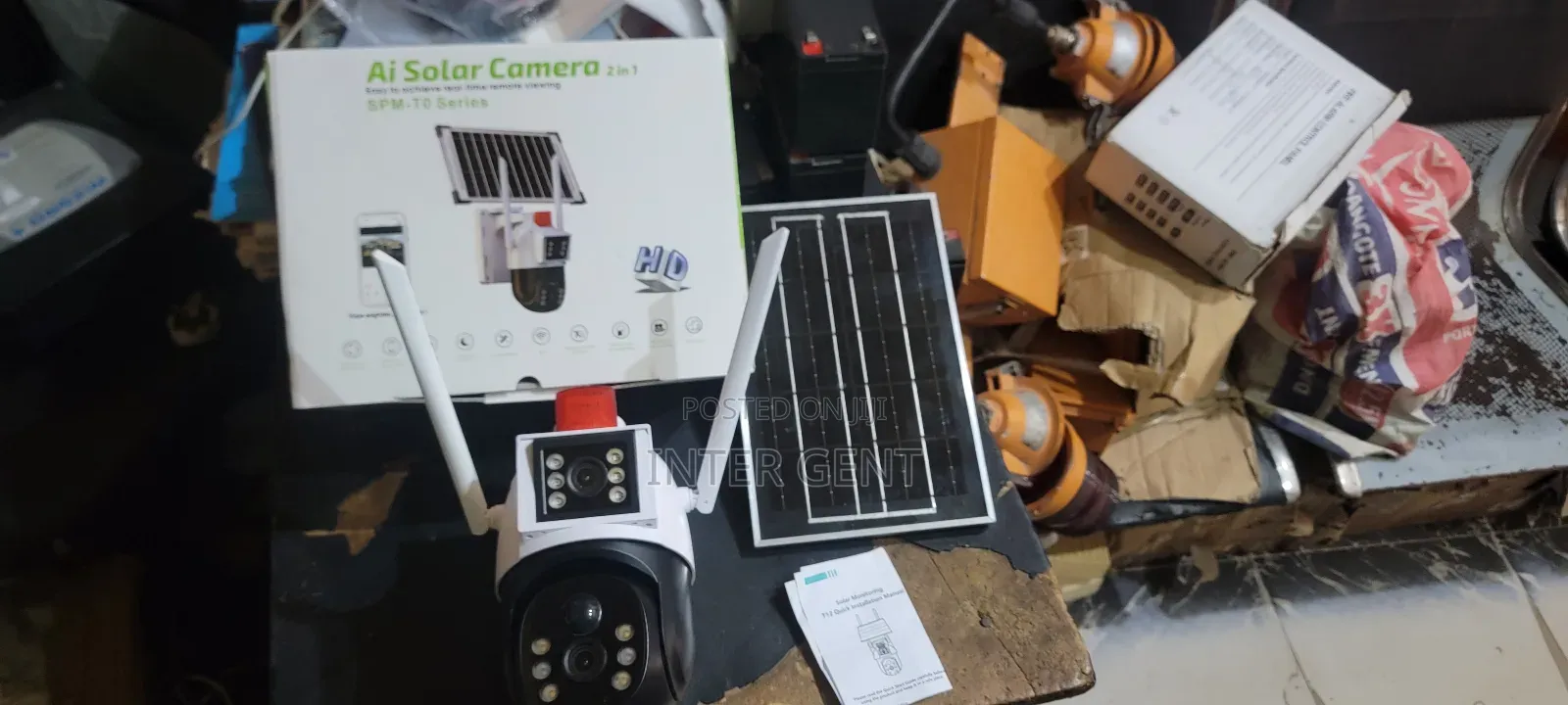 Solar Camera Dual Lens