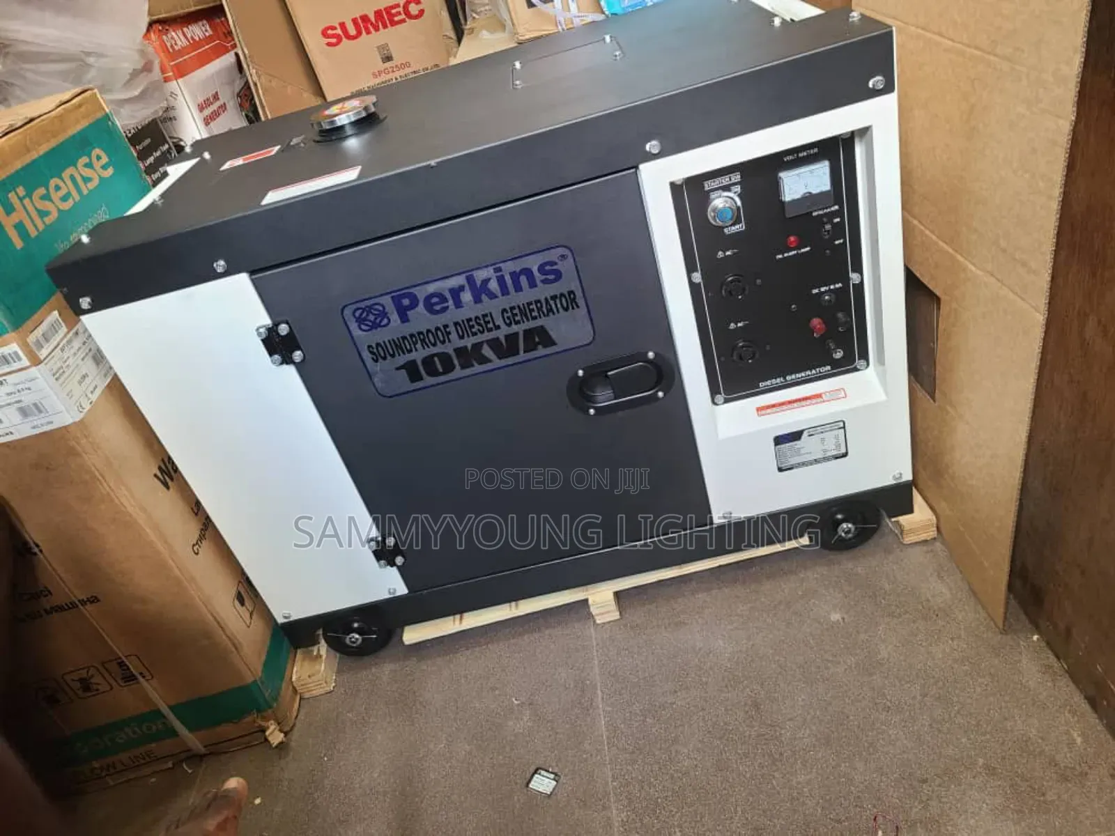 Soundproof Diesel Generator Perkins 10kva 100% Copper